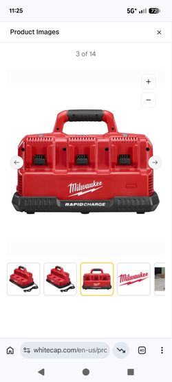 Milwaukee M18 + M12 battery charger