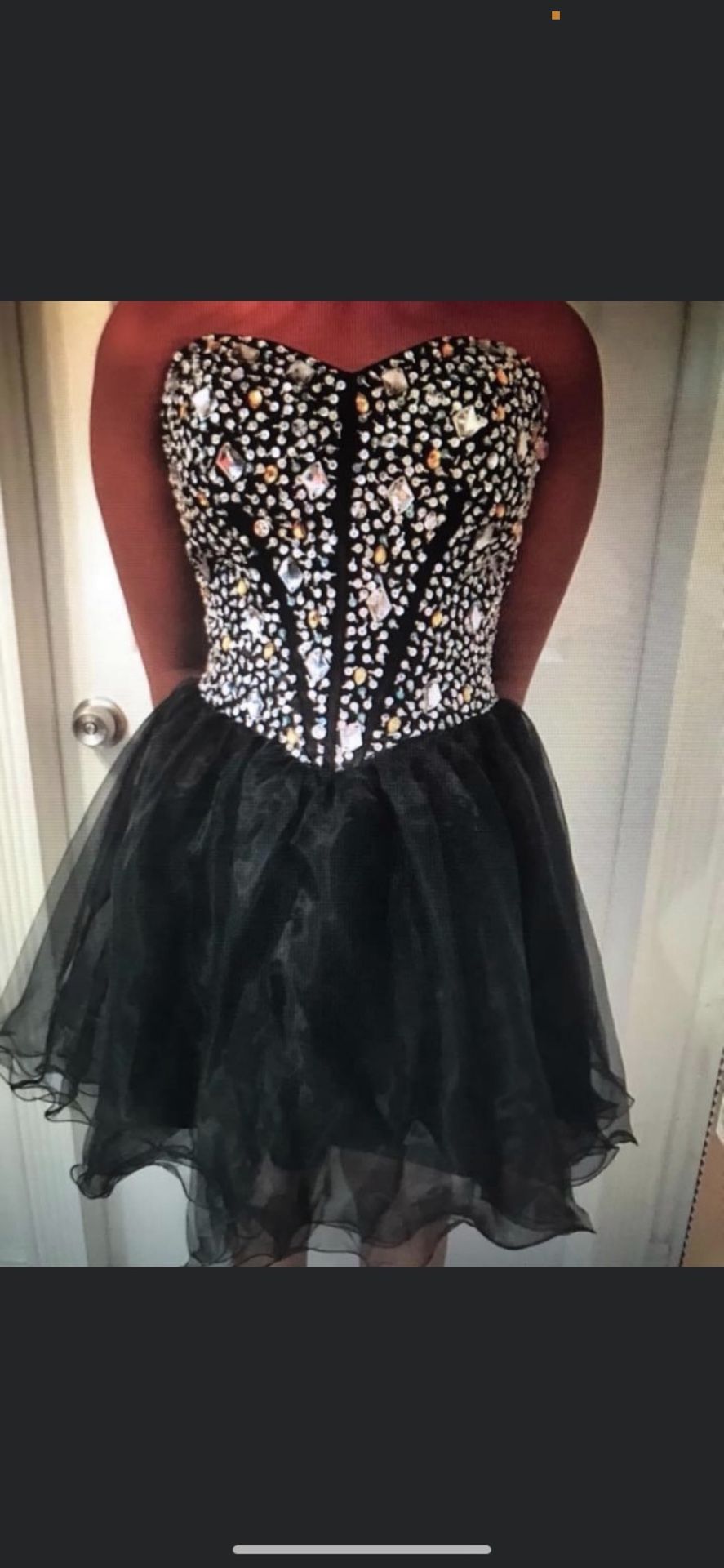 Corset Black Dress