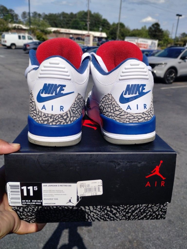 fake jordan 3 true blue
