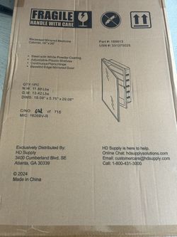 medicine cabinet NEW 