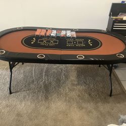 Poker Table With Casino Royal Chip