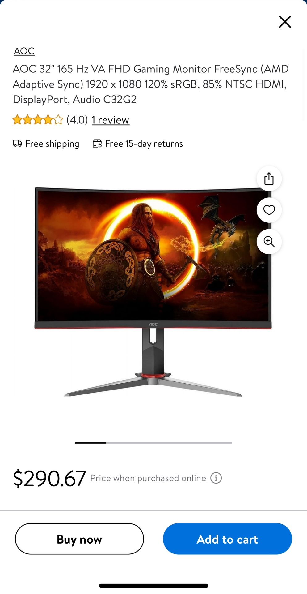 144hz Gaming Monitor