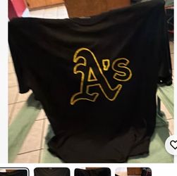 Oakland A's Black Gold Logo T-Shirt