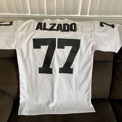 Mitchell & Ness NFL Throwbacks    Lyle Alzado #77  White Jersey  Size 50