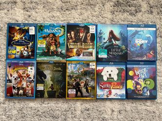 Blu Ray Disney Movies $4 each