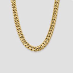14K 15mm 24IN Cuban Chain SOLID!