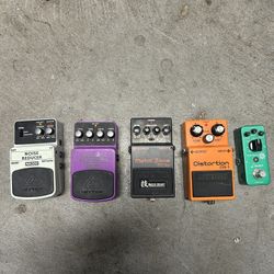 Guitar Pedals Boss, Behringer And Donner