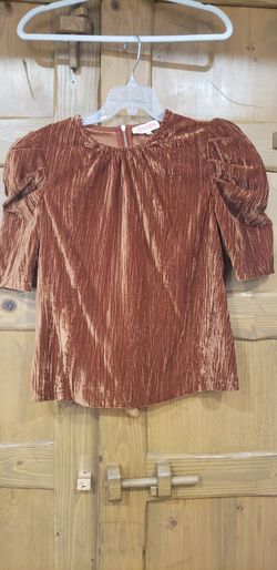 Crushed Velvet Blouse