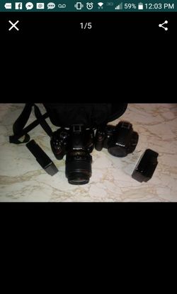 NIKON DSLR D5200 AND D3000 BOTH FOR 350