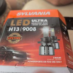 H13 /9008 untra led headlight bulbs. Sylvania