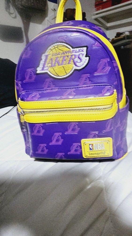 Lakers Loungefly Patch Mini Backpack