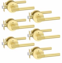 6 pack door handles with lock