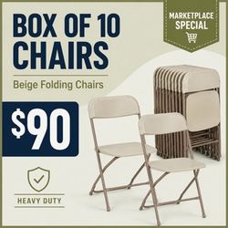 Beige Plastic Chair