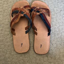 Hand Made Mexican Sandals (No Brand)