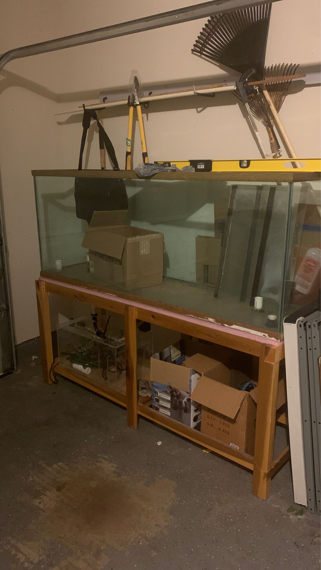 150 gallon tank , 72x18x28