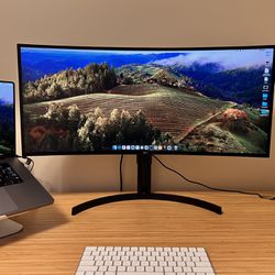 LG 34" Ultrawide Monitor (Curved; 1440p)