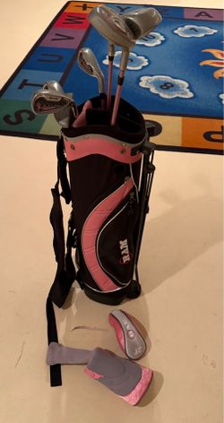 Girls Golf clubs and bag