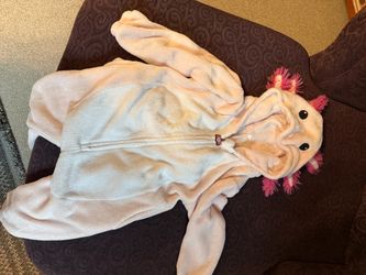 Axolotl Plush Costume Onesie