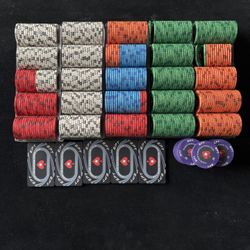 EPT Poker Chip Set With Case!