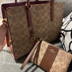 Coach Bag/Matching Wallet