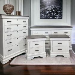 Farmhouse 4 Piece Bedroom Set 