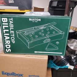 New Table Top Pool Table
