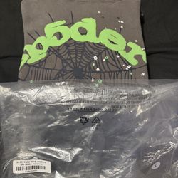 SP5DER OG Web Hoodie Grey Large