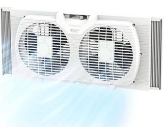 Comfort Zone Twin Window Fan