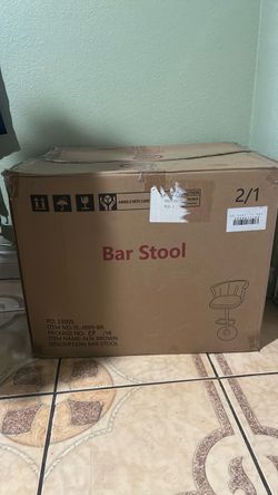 Alik Brown Bar Stool – New in Box