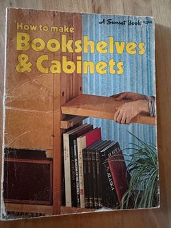 Vintage Sunset Bookshelf & Cabinet Book