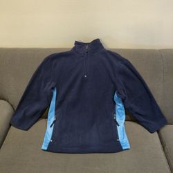 Boys' Blue Fleece Long Sleeve Sweatshirt 