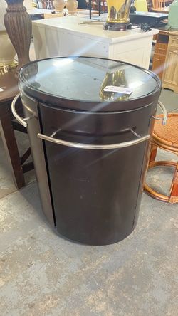 (In store) Tall Post Modern Bar Cart