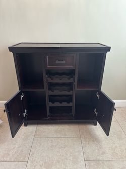 Tuscan wine buffet credenza