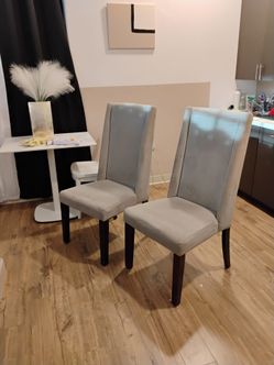 2 Parsons chairs