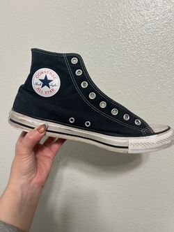 Size 10 Men’s All Star Converse Black High Tops
