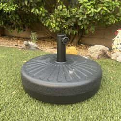 48.5LBS Water Filled Umbrella Base Stand Color: Black 