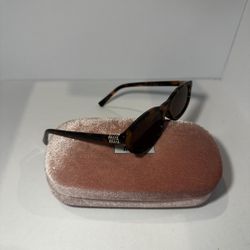 Women's Brown and Black Sunglasses(94577)48