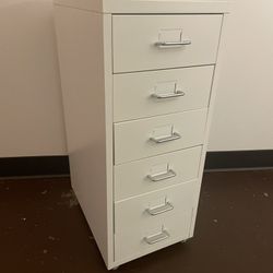 white filing cabinet 