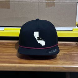California  Black SnapBack Hat California Logo