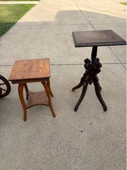 Vintage old tables