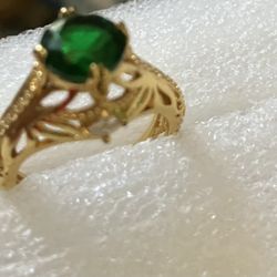 Ring Size 9 925 Gold Plated 