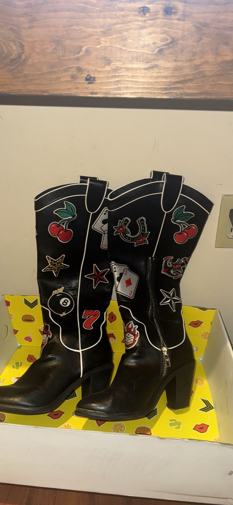 Dollskill Cowboy Card Boots Men's shoes