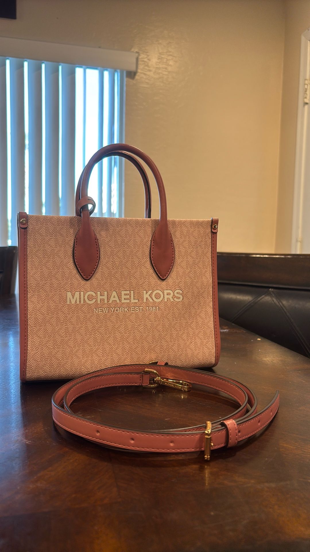 PINK MK SMALL TOTE PURSE