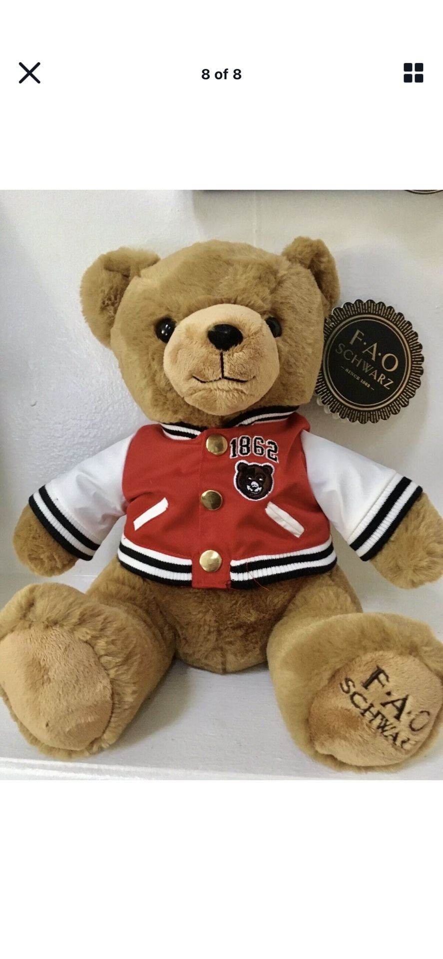 FAO Schwartz Teddy Bear New