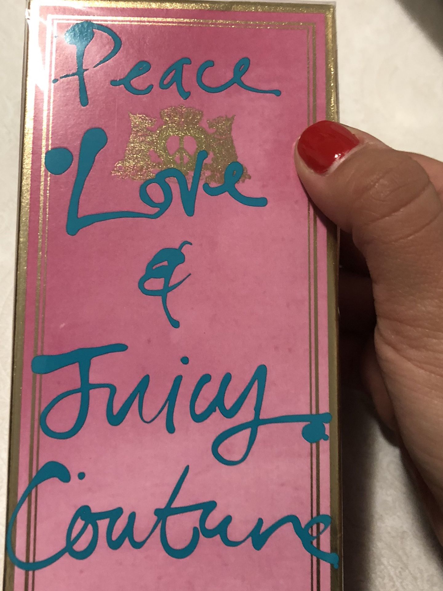 Peace Love & Juicy Couture Perfume 3.4 Oz