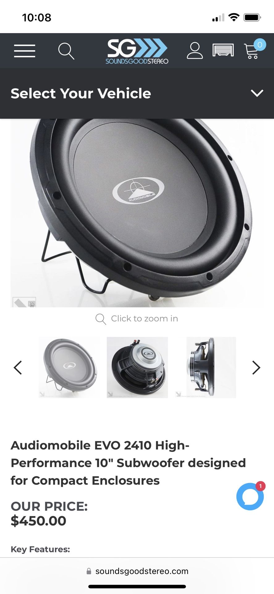 Audiomobile subwoofers hot sale for sale