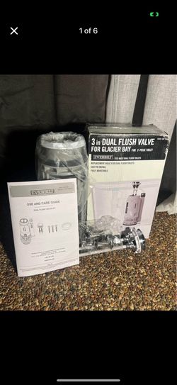 Everbilt Dual Flush Valve for Glacier Bay 3 in. Toilets