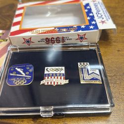 USA Olympics Lake Placid pinset