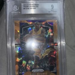 Kobe Bryant Orange Ice  Prizm  Bgs 9
