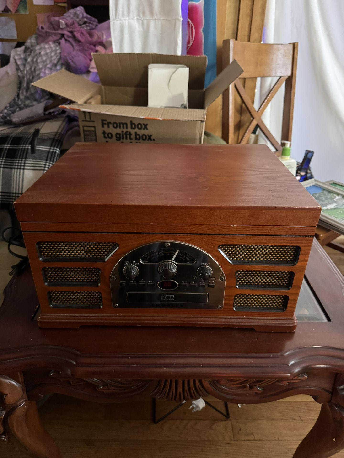 Vintage/Retro/MCM Style Record And Multimedia Player